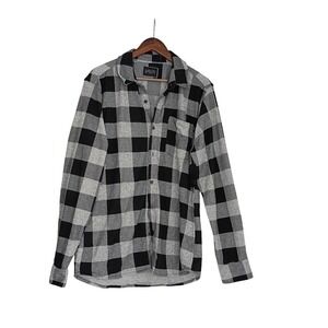 Valor Collective -NEW  Battle Creek Plaid Flannel Shirt Long Sleeve Men's Large